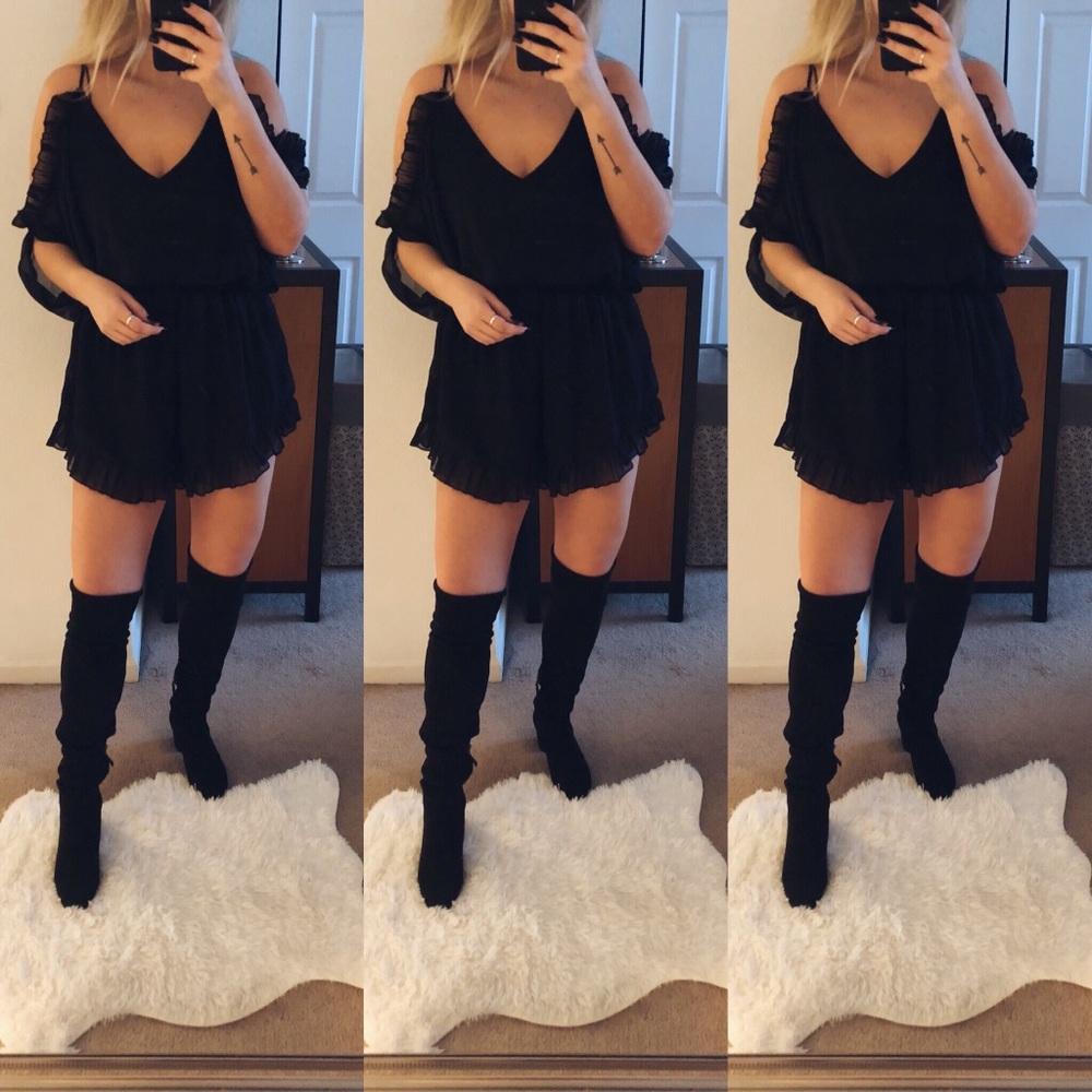•Silence + Noise Romper•